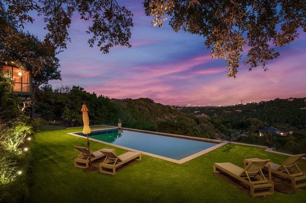 lap pool at a home for sale in Austin, TX